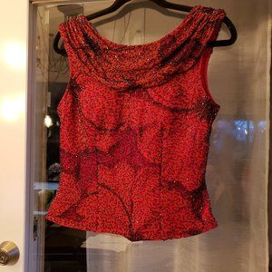 SEAN Collection Sequined Sexy Top - Women's Size PL